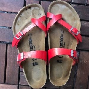 Red Birkenstock Mayari Sandals in 39 (US 9)